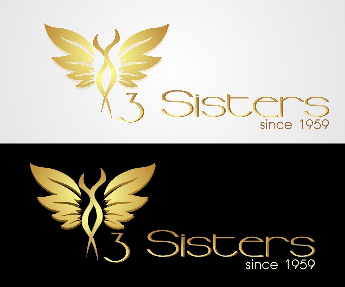 Victorian Logo - Playful, Upmarket, Boutique Logo Design for 3 Sisters since 1959