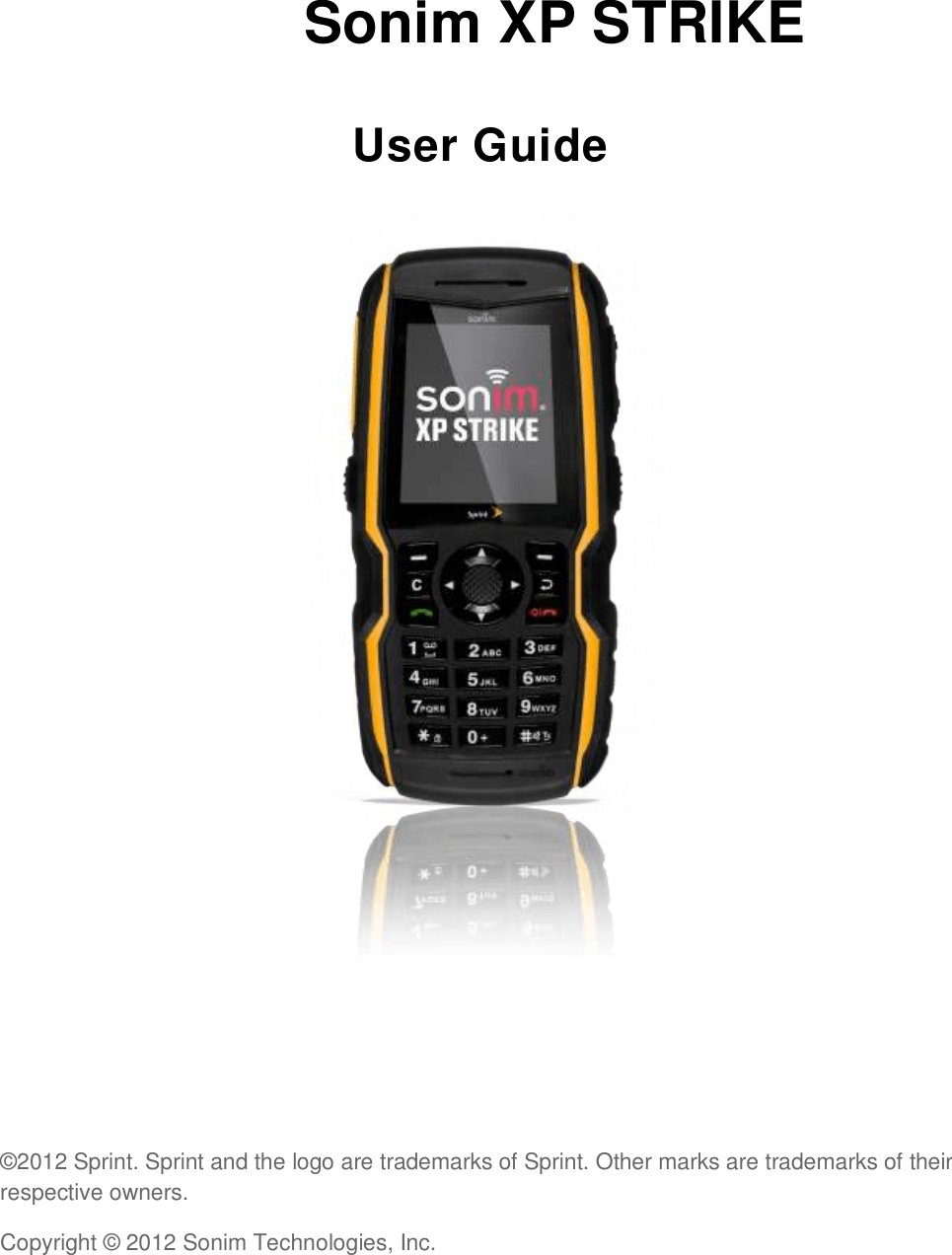 Sonim Logo - Sonim Technologies C21F010AA Cellular PCS CDMA EvDO Phone