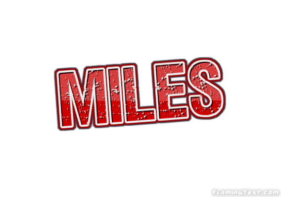 Miles Logo - Miles Logo. Free Name Design Tool from Flaming Text