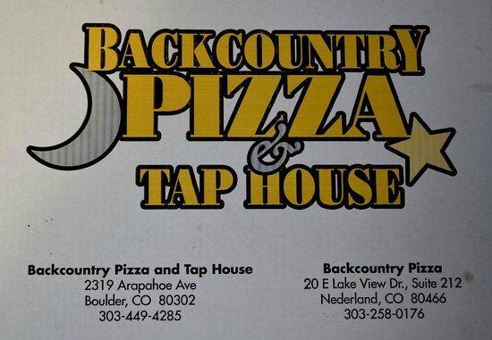 Backcountry Logo - Logo - Picture of Backcountry Pizza, Nederland - TripAdvisor