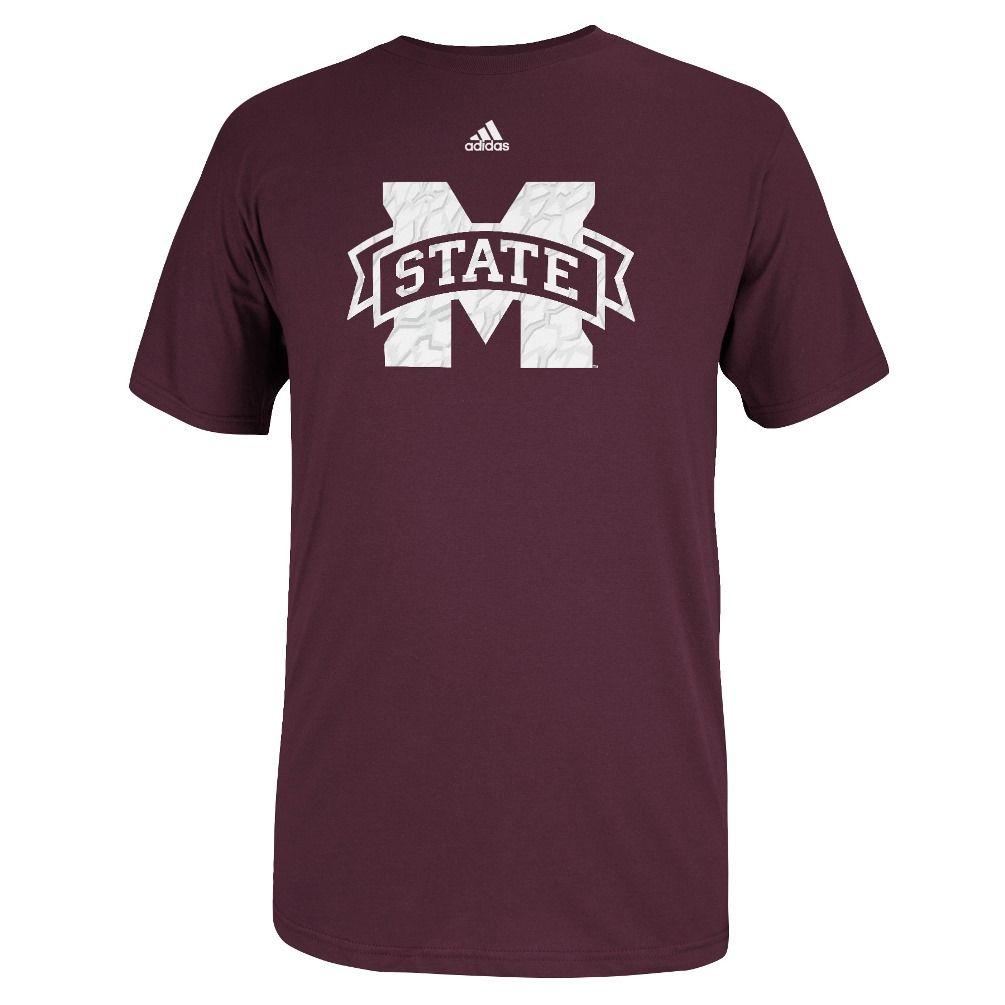 Primal Logo - Details About Mississippi State Bulldogs Adidas NCAA Primal Logo Men's T Shirt