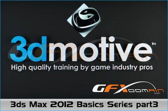 3DMotive Logo - 3DMotive – 3ds Max 2012 Basics Series Part3 | GFXDomain Blog