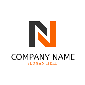 Orange N Logo - Free N Logo Designs | DesignEvo Logo Maker