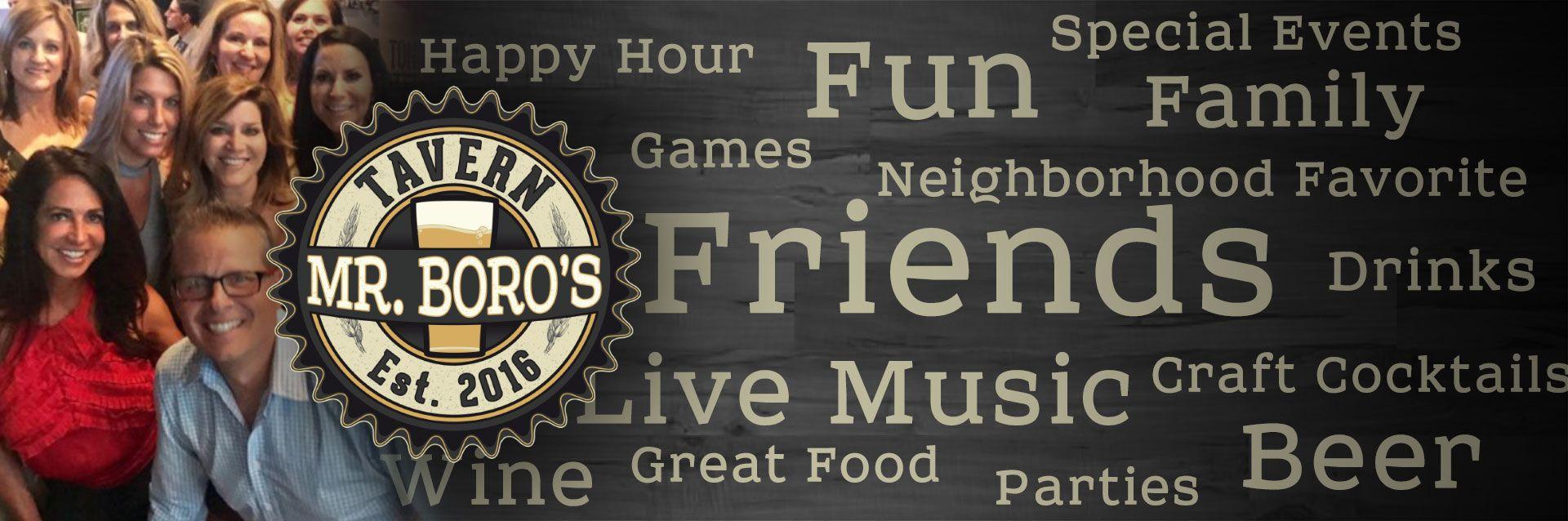 Springboro Logo - Mr. Boro's Tavern. Springboro, Ohio. Full Bar, Beer, Wine and Food