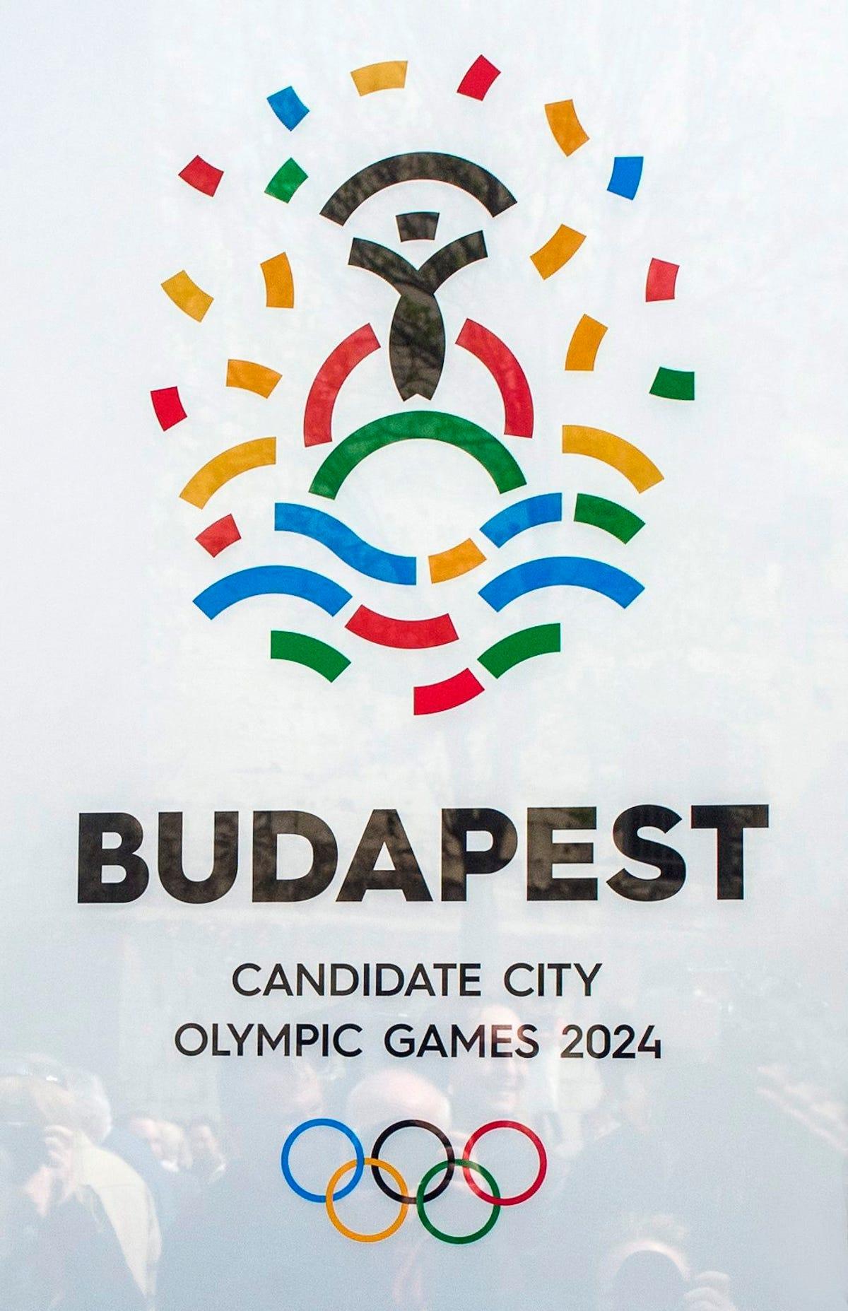 Budapest Logo - Budapest presents logo for 2024 Olympic bid