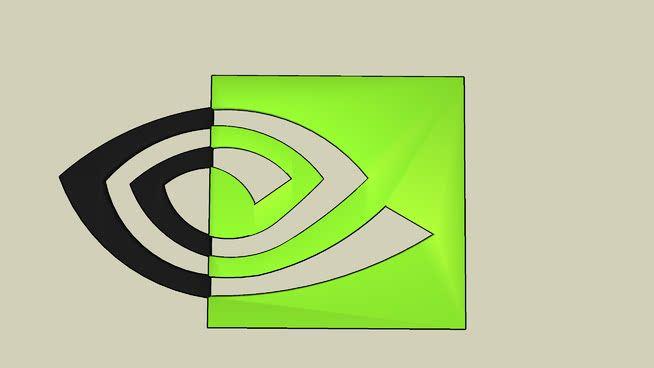 NVIDIA Logo - nVidia logo | 3D Warehouse