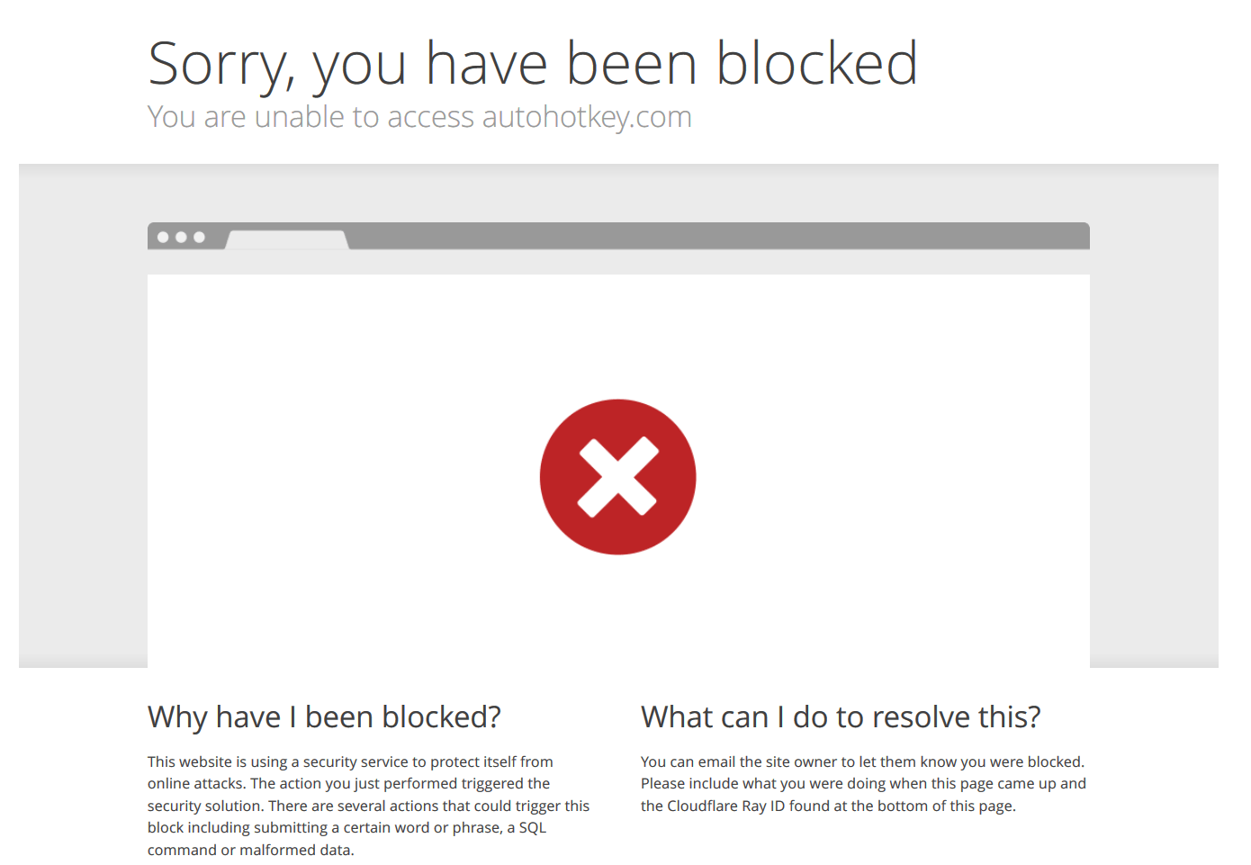 AutoHotkey Logo - Is my account blocked? - AutoHotkey Community