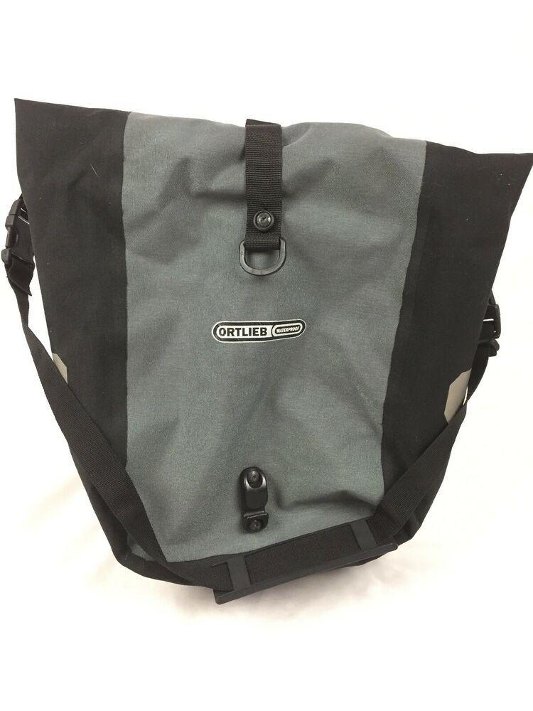 Ortlieb Logo - Ortlieb Waterproof Messenger Bicycle Bag Grey Black Shoulder