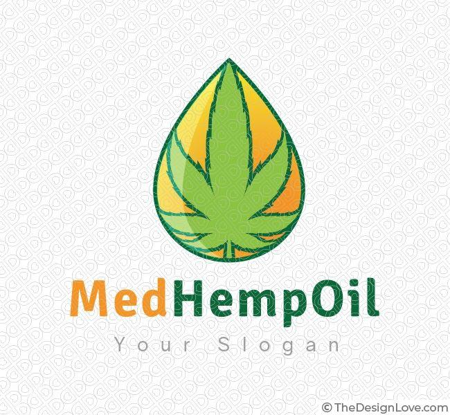 Hemp Logo - Hemp Oil Logo & Business Card Template