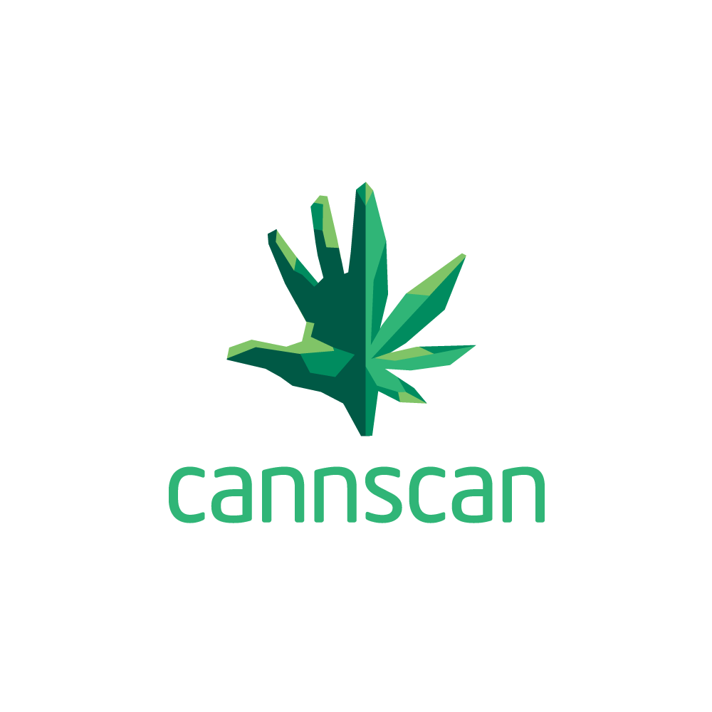 Hemp Logo - For Sale: Cannscan Hand Leaf Logo