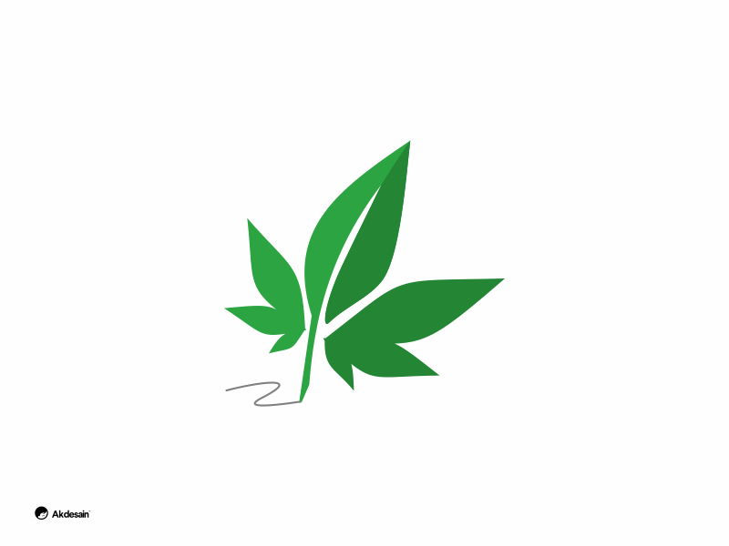 Hemp Logo - write cannabis by Ak desain on Dribbble