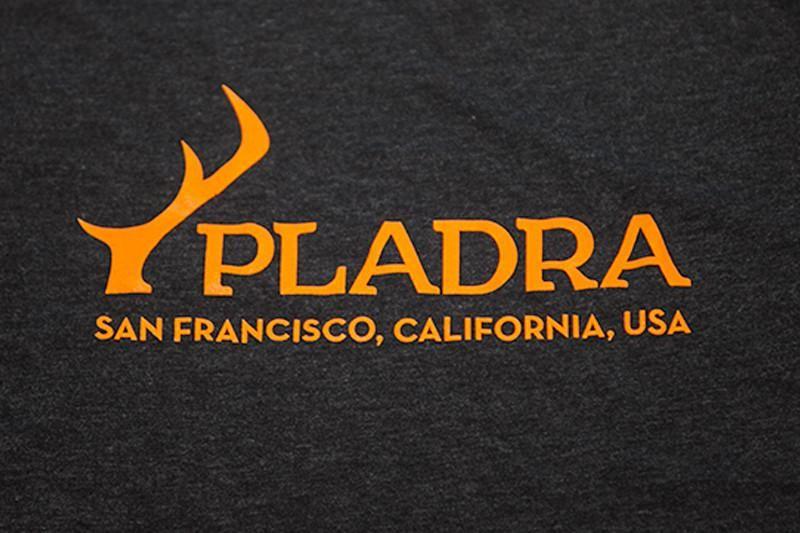 Black and Orange Logo - Men's T-Shirt | Logo Black/Orange T-Shirt | – Pladra