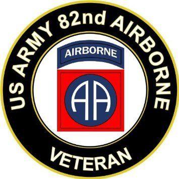 82nd Logo - Vinyl USA US Army Veteran 82nd Airborne Sticker Decal 3.8