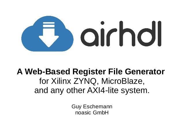 MicroBlaze Logo - airhdl -- A Web-Based Register File Generator for Xilinx ZYNQ, MicroB…