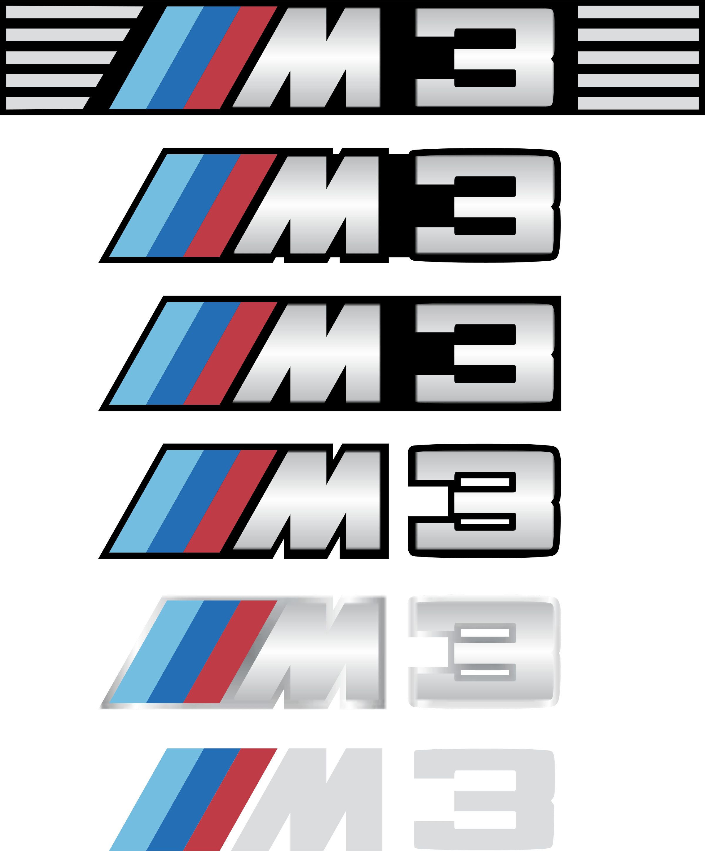 BMW M3 Logo - BMW M3 01 Logo PNG Transparent & SVG Vector - Freebie Supply