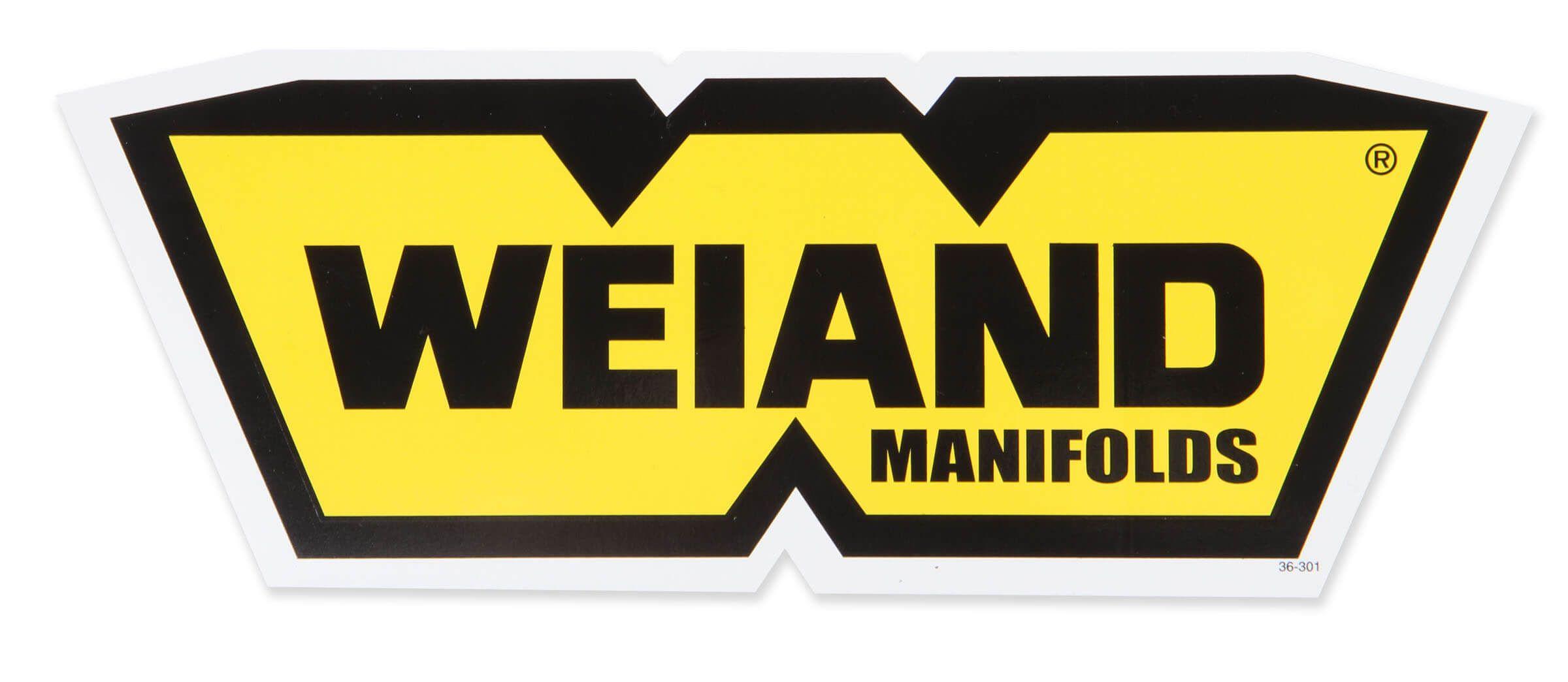 Weiand Logo - Weiand Manifolds Decal