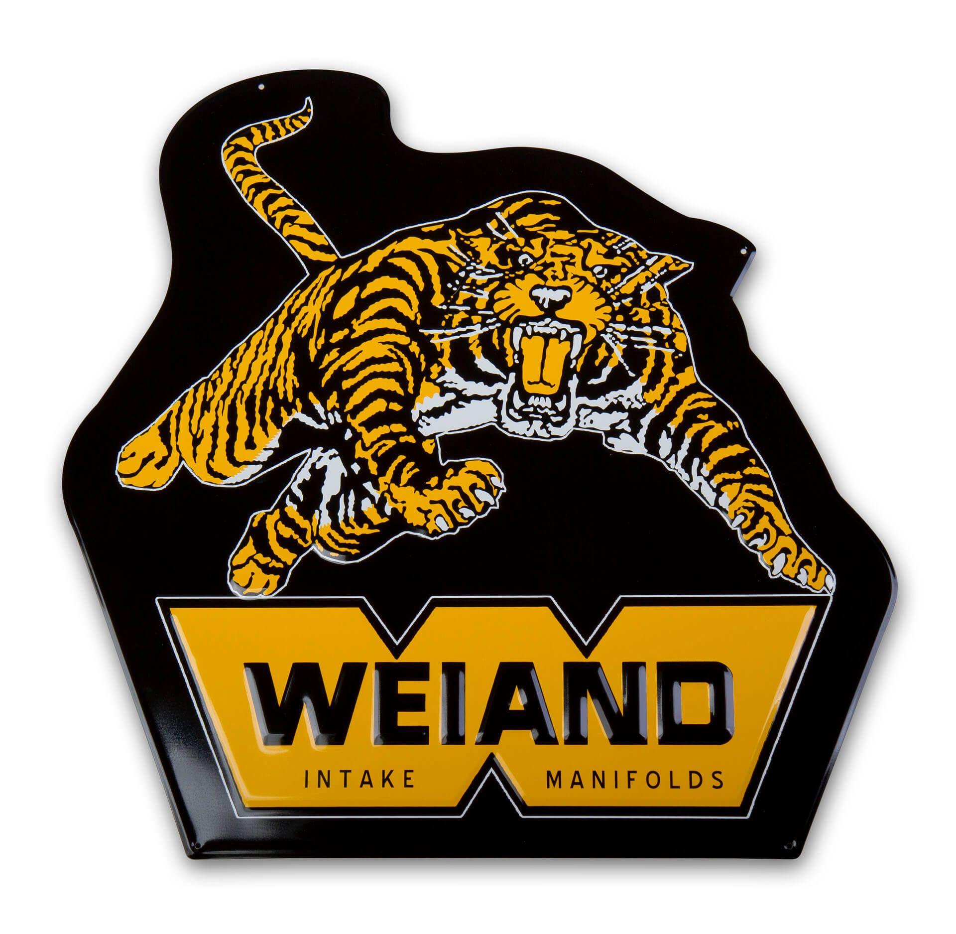 Weiand Logo - Weiand Tiger Metal Sign