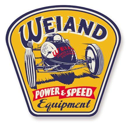 Weiand Logo - Weiand Power & Speed Metal Sign