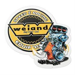 Weiand Logo - Weiand 10001WND Vintage Tin Sign