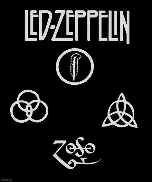 Zeppelin Logo - Color Of The Led Zeppelin Logo. Random Pics Of Musicians Artists