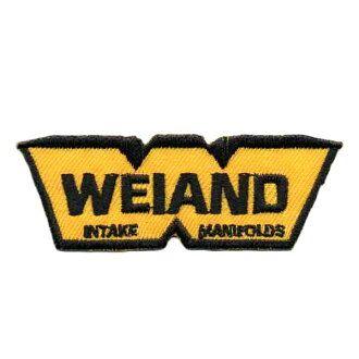 Weiand Logo - Emblem / WEIAND yellow HOLLEY #230