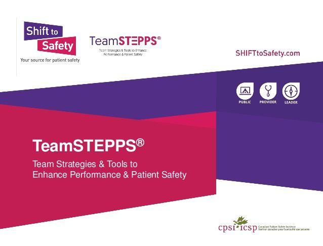 TeamSTEPPS Logo - Teamwork Makes the Dream Work: TeamSTEPPS® - Strategies and Tools to …