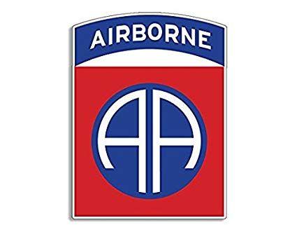 82nd Logo - Amazon.com: 82nd Airborne AA Insignia Shaped Sticker (army ssi logo ...