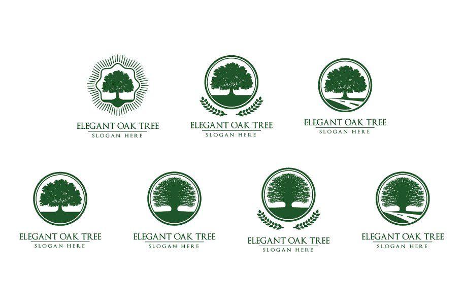 Oak Logo - Green Oak Tree Logo vol 2