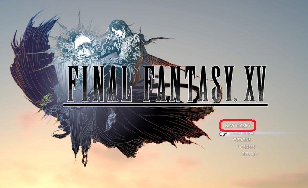 FF15 Logo - Final Fantasy 15 New Game + Patch Details carries over with NG+