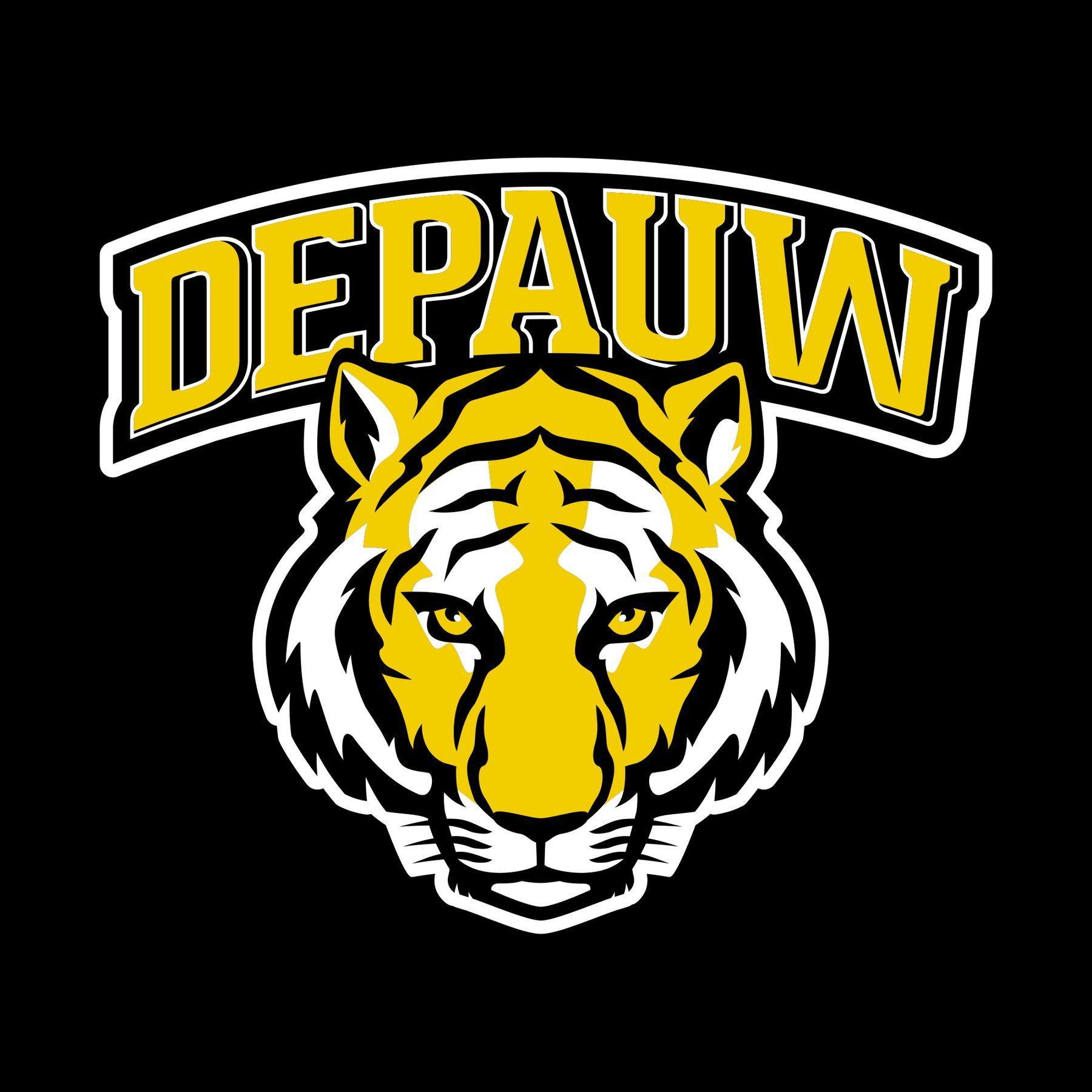 DePauw Logo - DePauw Arch Logo Creeper - Black