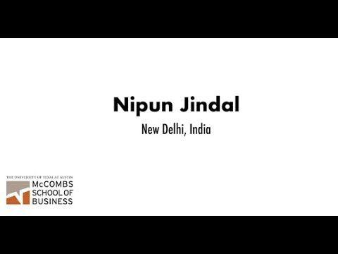 McCombs Logo - McCombs MBA candidate - Nipun Jindal (Class of 2020) | Why the Texas ...