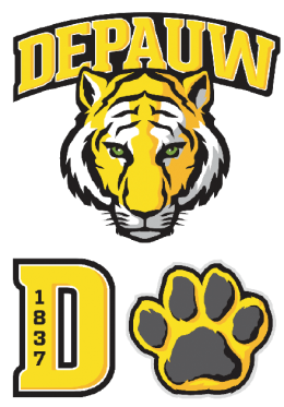 DePauw Logo - NEW DePauw Tigers Athletics Logos. Tiger Pride. Athletics logo