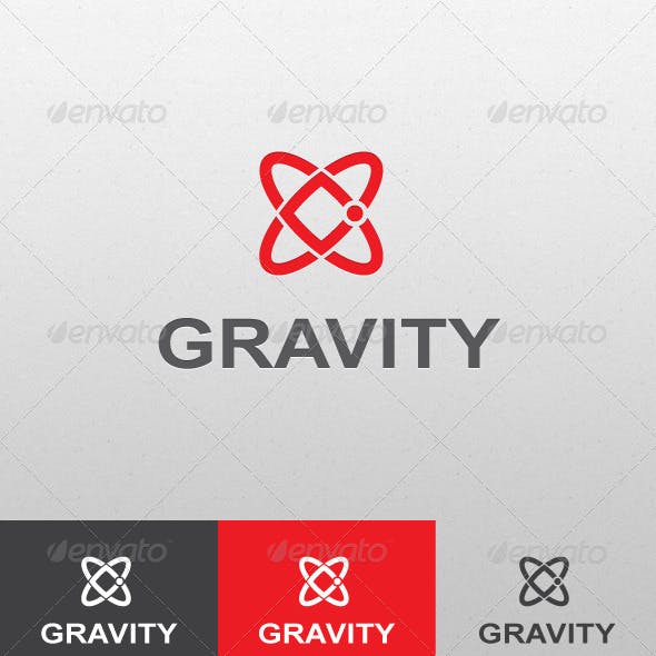 Gravity Logo - Gravity Logo Graphics, Designs & Templates from GraphicRiver