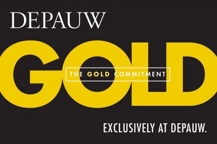 DePauw Logo - The DePauw Gold Commitment Makes 