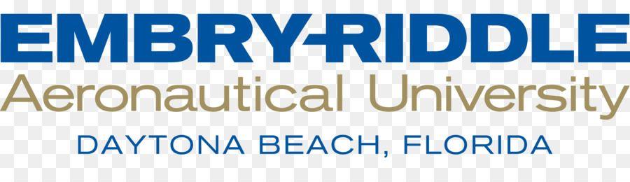 Embry-Riddle Logo - Embryriddle Aeronautical University Organization Logo Blue Text