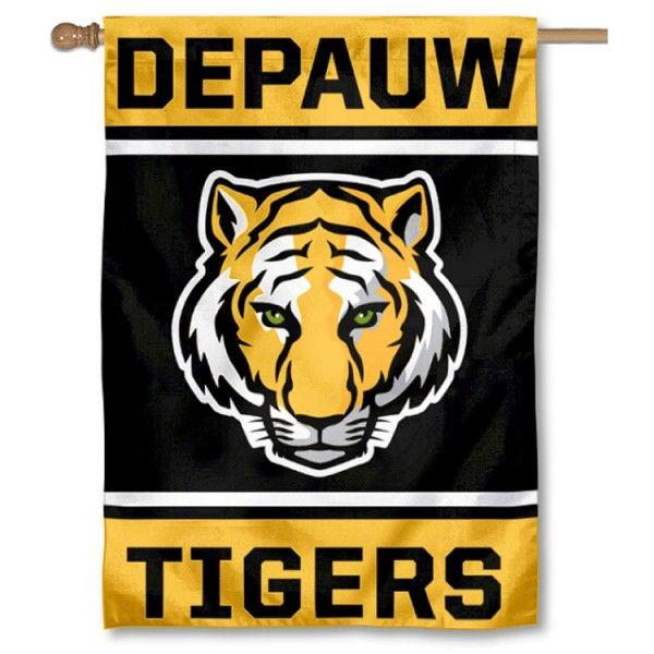 DePauw Logo - DePauw University Double and 2-Sided Home Banner