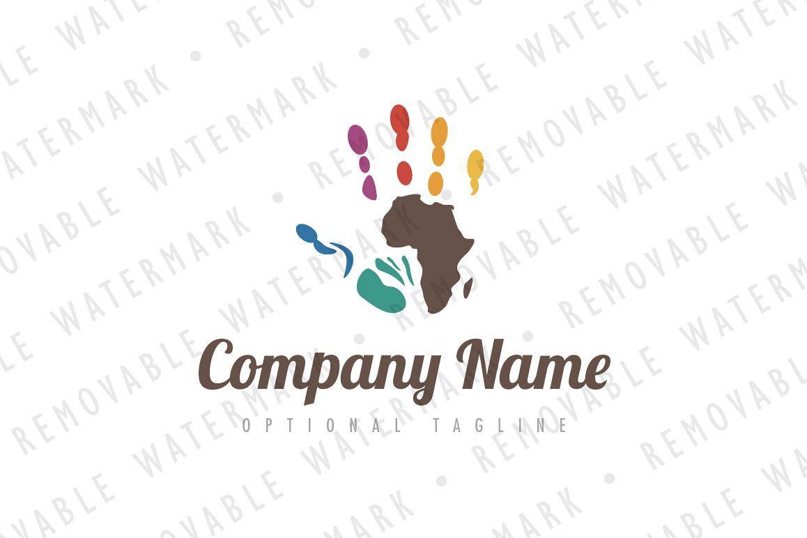 Humanitarian Logo - Hands for Africa Logo | Ready-made Logo Store | Focus logo, Logos ...
