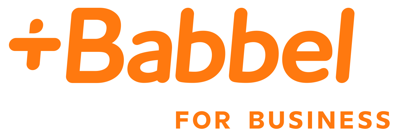 Babbel Logo - Online Language Trainings for Your Company. Babbel for Business