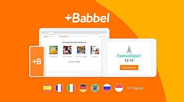 Babbel Logo - Learn a New Language With Babbel and Save Up to 50% - Geek.com