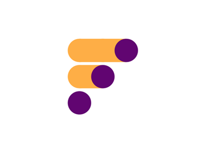 Sliding Logo - F letter + toggle switch, apps developer logo design by Alex Tass ...