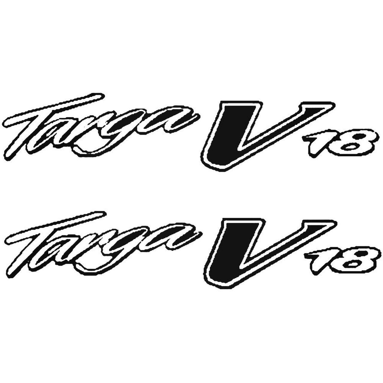 Targa Logo - Tracker Targa V18 Boat Kit Decal Sticker