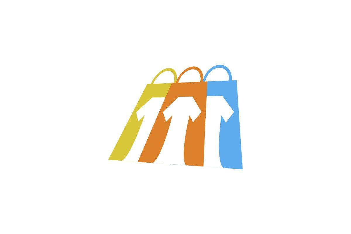 Sliding Logo - t-shirt shop store logo