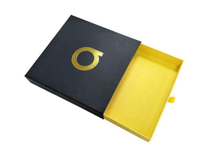 Sliding Logo - Jewelry Sliding Paper Box , Handmade Slide Open Boxes Gold Stamping ...