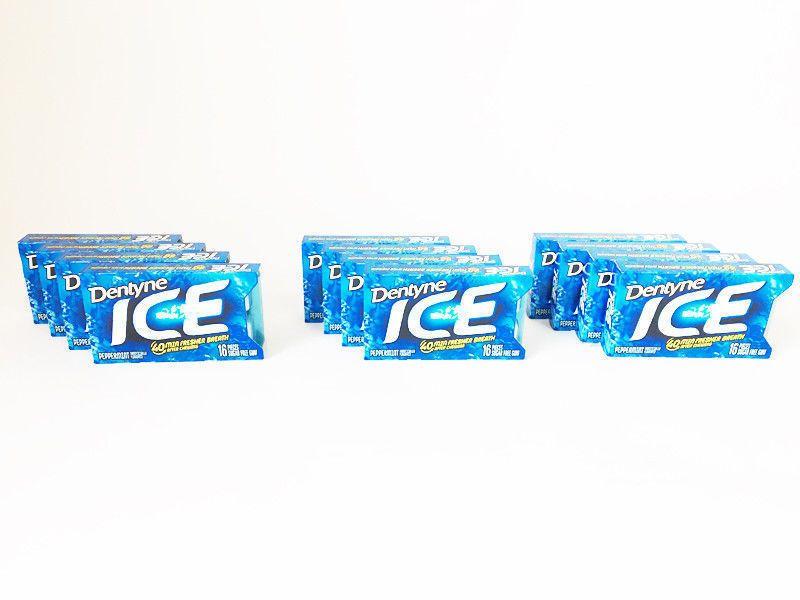 Dentyne Logo - 192pcs DENTYNE ICE Gum Peppermint Flavored Sugar Free Fresher Breath Ig