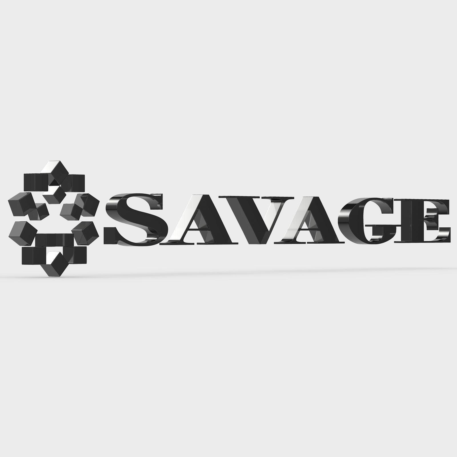 Savage Logo - 3D savage logo | CGTrader