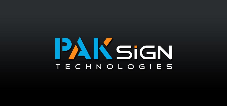 Sign Logo - Pak Sign Technologies Logo Design