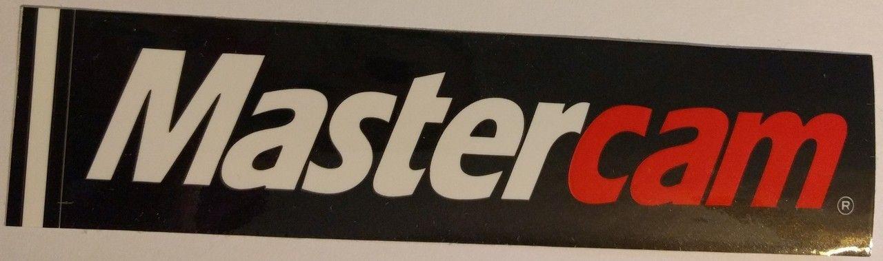 Mastercam Logo - BLACK Mastercam Logo Paper Sticker * 10 pack *