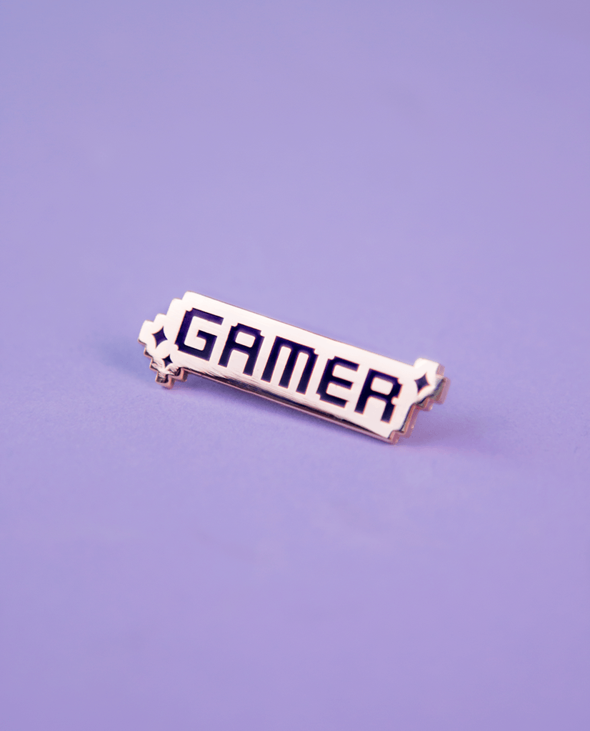 iHasCupquake Logo - Pixelated Gamer Pin – iHasCupquake