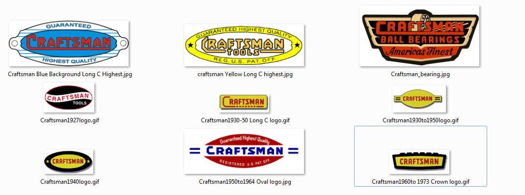 Craftsman Logo - History of the Craftsman Logo