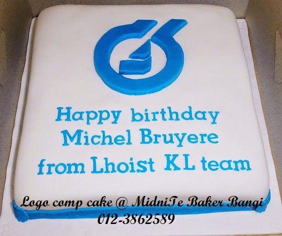 Lhoist Logo - MIDNITE BAKER BANGI: LOGO LHOIST CAKE 2D CAKE